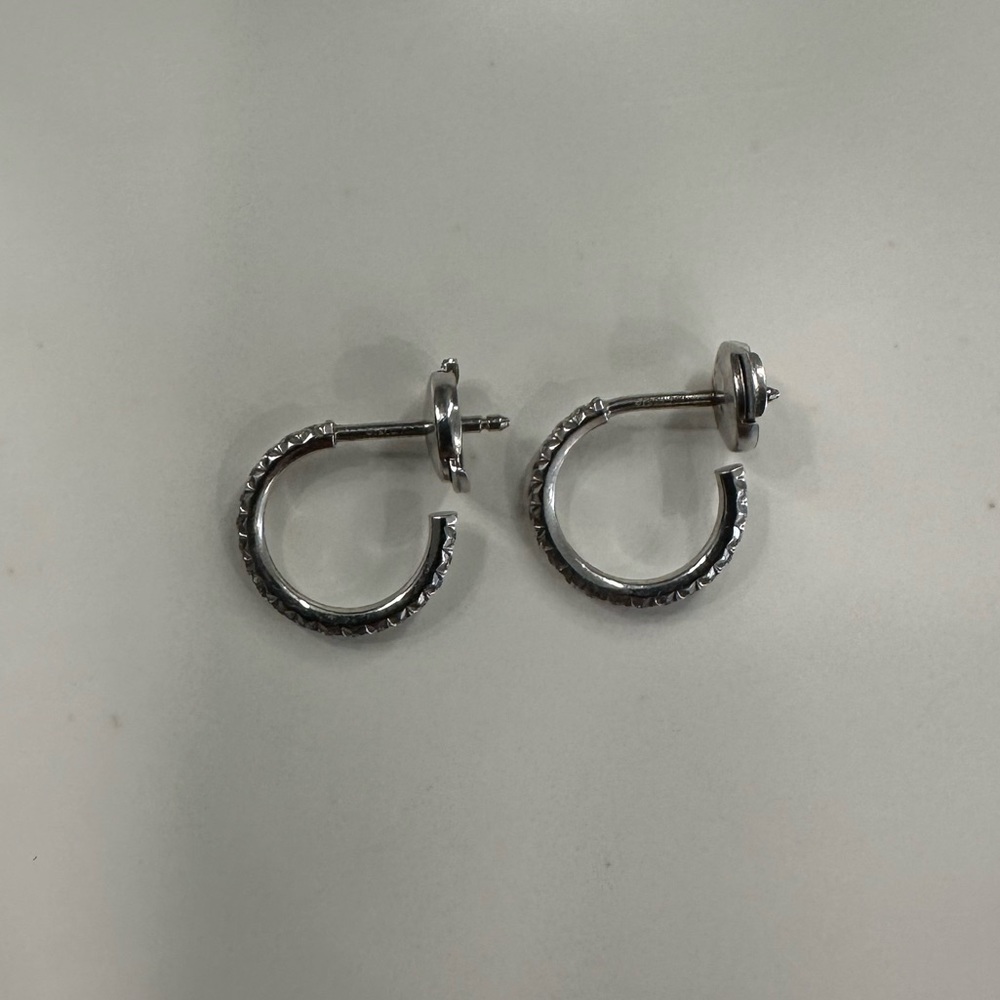 Tiffany metro hoop earrings - Picture 2 of 4